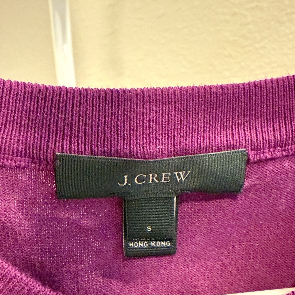 J. Crew Rich Purple Tank Top - Picture 2 of 3